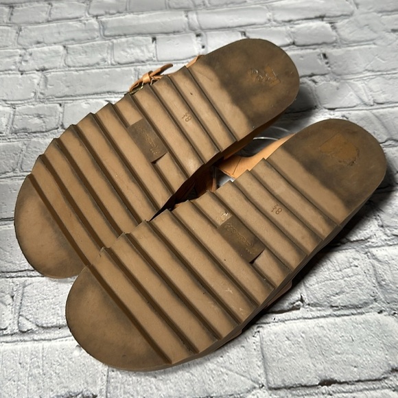 Madewell Addie Sandal Desert Camel Tan size 8 1/2 leather sandals - Picture 8 of 16